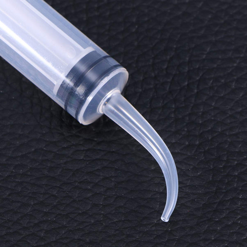 ROSENICE Dental Syringe 4pcs Disposable Dental Irrigation Syringe with Curved Tip for Dental Care (As Shown) - BeesActive Australia