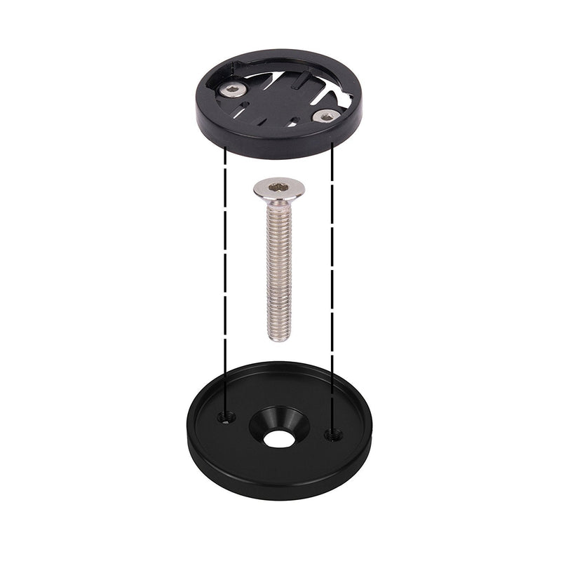 Thinvik Bicycle Stem Headset Top Cap Mount for Garmin edge1030 1000 830 820 810 800 530 520 510 500 25 GPS Bike Computer - Aluminum Alloy - BeesActive Australia