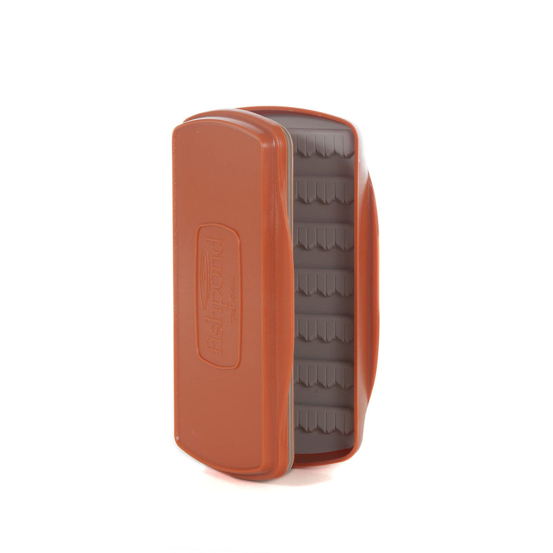 fishpond Tacky Pescador Silicone Slit Waterproof Fly Box - Burnt Orange - BeesActive Australia