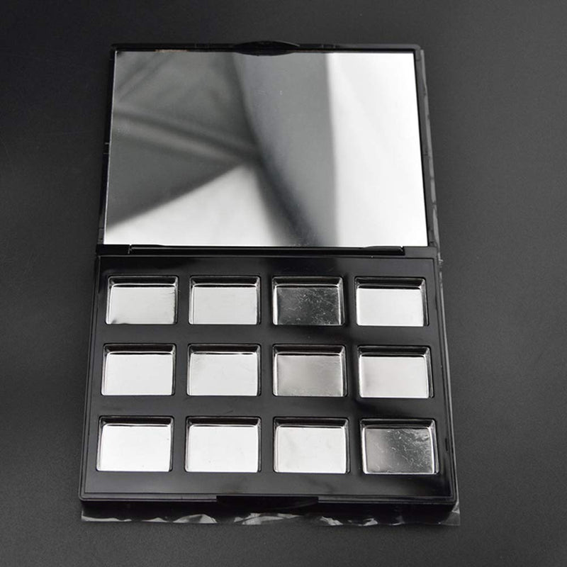 Lurrose 56pcs Empty Square Metal Pans for Magnetic Eyeshadow Makeup Palette Pressed Powder(26mm) - BeesActive Australia