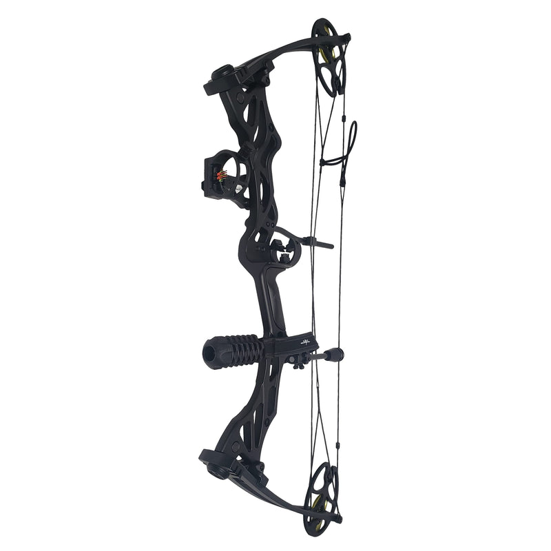 Archery Essential Accessory Upgrade Combo 5-pin Bow Sight, Arrow Rest, Stabilizer, Braided Bow Sling, Peep Sight Black - BeesActive Australia