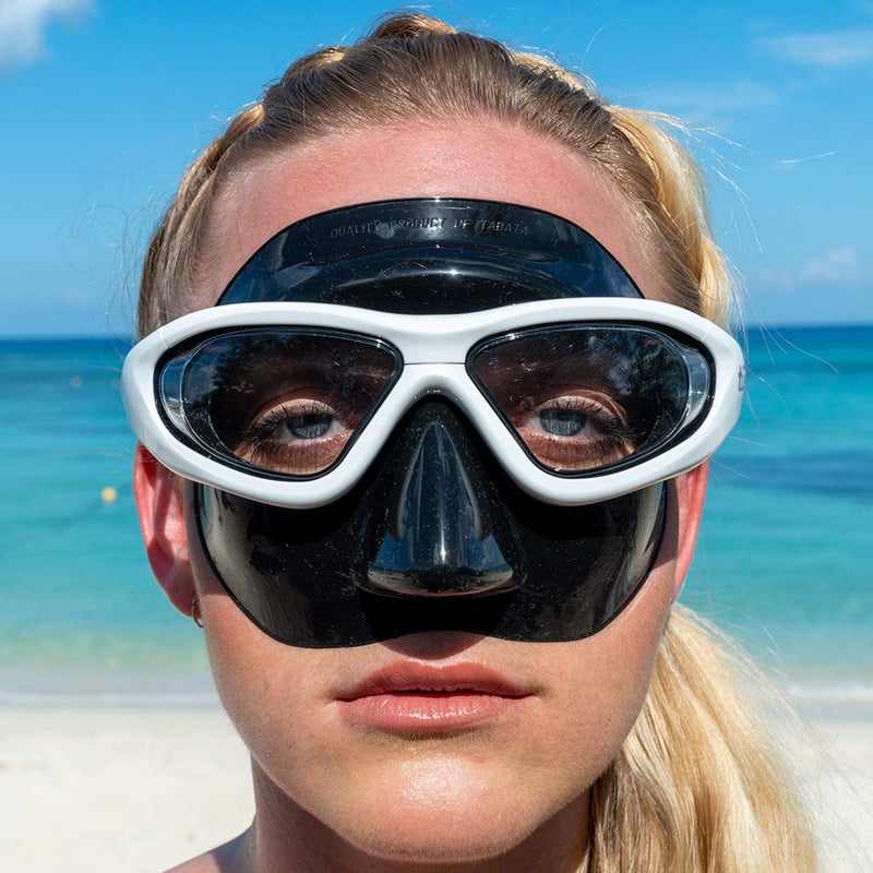 [AUSTRALIA] - TUSA Sport Adult Free Diving Mask Black/Smoke 