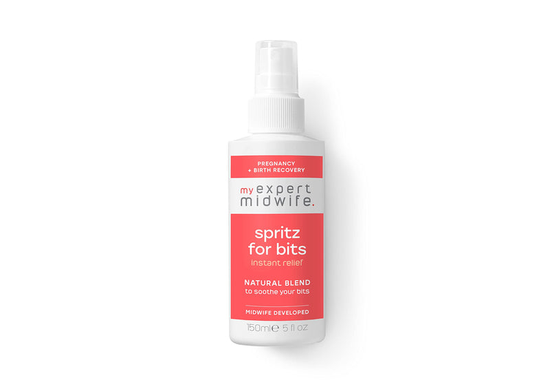 My Expert Midwife Birth Prep & Recovery Duo with Multi-Award Winning Perineal Spray Spritz for Bits and Peri Prep Your Bits Perineal Massage Oil (Pack of 2) Relief Spray and Massage Oil - BeesActive Australia