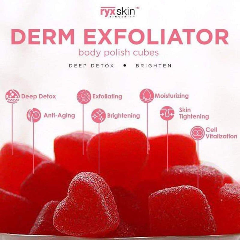 Ryx Skin Derm Exfoliator Body Polish Cubes - BeesActive Australia