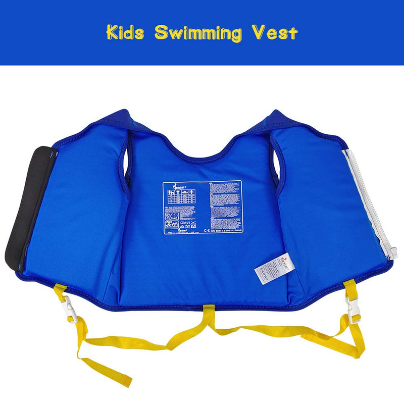 Toddler Swimming Vest Swim Jackets Boys Girls Float Jacket Flotation Waterproof Swimwear Grey 4-6 Years - BeesActive Australia