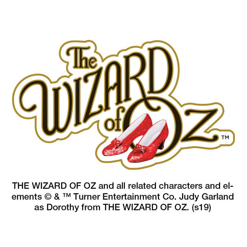 The Wizard of Oz Ruby Slippers Logo Double-Sided Oval Nail File Emery Board Set 4 Pack - BeesActive Australia