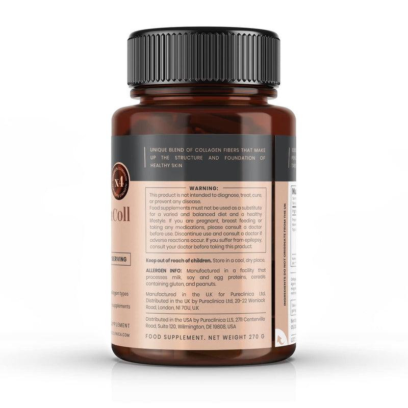 UltraColl Marine Collagen 1000mg x 180 tablets (6 months supply). The only patented anti-aging collagen types I, II, III, and VII. - BeesActive Australia