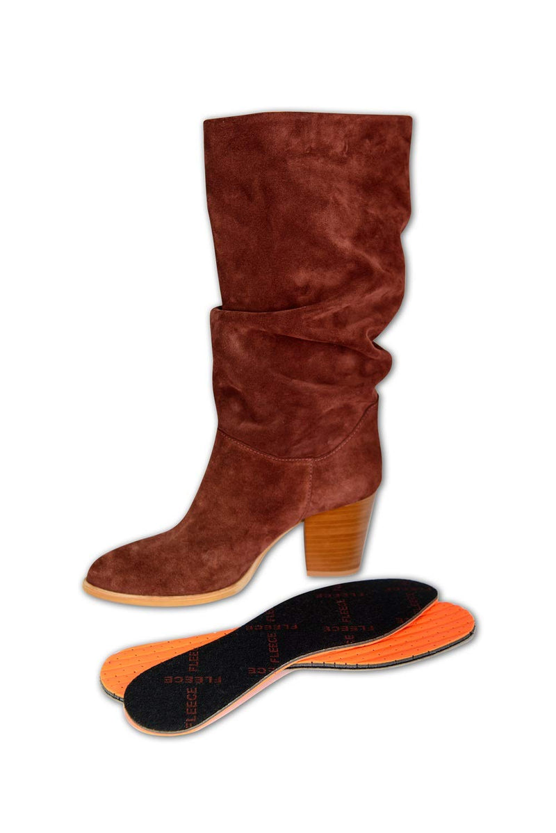 Polar Fleece Winter Shoe Boot Insoles Inserts | Odor Absorbing Insoles for Adults Men and Women by Tacco | Made in Germany (44 EUR/US M11) 44 EUR / US M11 - BeesActive Australia