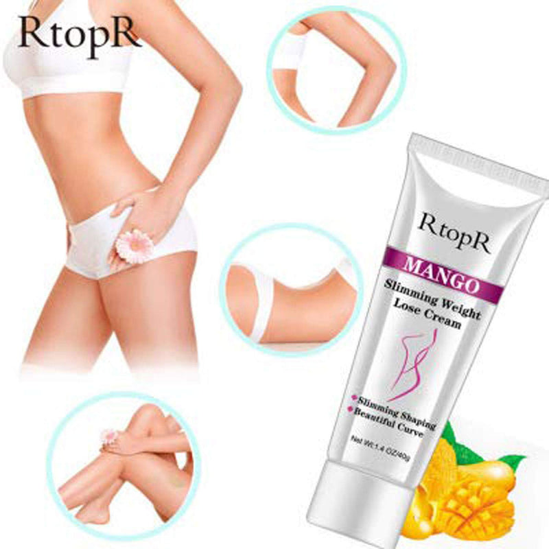 Slimming Cream for Tummy,Abdomen,Buttocks,Belly and Waist - Firming Cream - Hot Cream for Weight Loss - Anti Cellulite Cream and Stomach Fat Burning Cream - Natural Ingredients (Mango) Slimming Cream - BeesActive Australia