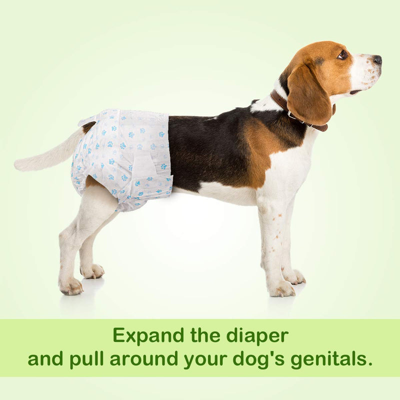 Pet Soft Disposable Female Puppy Dog Diaper 12-72pcs XXS- 12 Count Mixed - BeesActive Australia