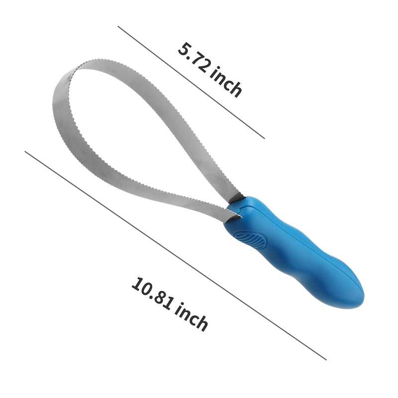 FNOBWE Dog Brush Shedding Blade Dual-Sided Stainless Steel Deshedding Tool Dog Grooming Supplies, 1Pack - BeesActive Australia