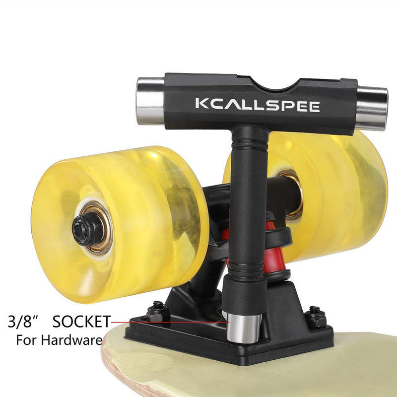 Kcallspee Skateboard Tool, T Skate Tool and Allen Key with Cross Screwdriver Head and 10PCS Speed Washers, Universal for Longboard Skateboard and More - BeesActive Australia