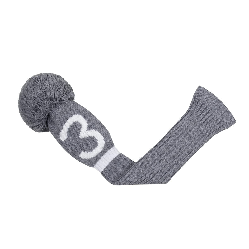 Scott Edward Grey Knit Golf Club Cover for Woods and Driver Head Covers Protect Driver Wood(460cc) Fairway Wood and Hybrid/UT Set with Big Number 1 FW(Number 3) - BeesActive Australia