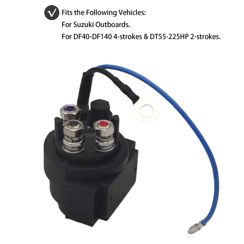 Power Trim Tilt Relay for Suzuki outboards DF40-DF140 4-Strokes DT55-225HP 2-Strokes Replace 38410-94550 38410-94551 38410-94552 - BeesActive Australia
