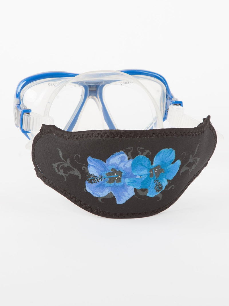 Innovative Strap Wrapper Neoprene Mask Strap Cover Blue Hibiscus - BeesActive Australia