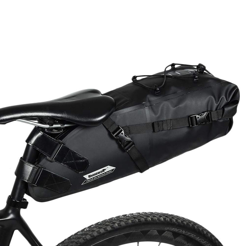 Waterproof Bicycle Saddle Bag Bike Bag Under seat Bag Rainproof Mountain Road Bike Seat Bag Bicycle Bag Professional Cycling Accessories Black 10L - BeesActive Australia