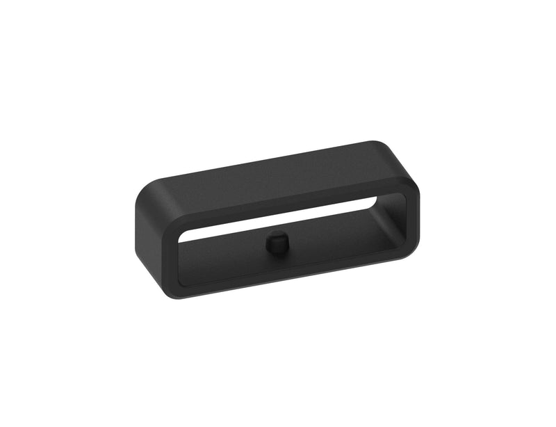 Fastener Rings Compatible with Garmin Instinct 2/Instinct/Forerunner 35/Forerunner 30 Bands(Pack of 6) Security Loop Rubber Buckle Holder Band Keeper for Instinct 2 Smartwatch 6-Black - BeesActive Australia