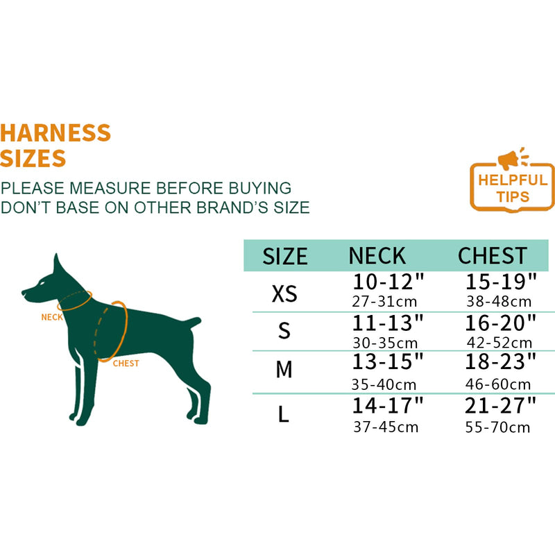 No Pull Dog Harness Adjustable Reflective Breathable Vest Harness Puppy Vest Step-in Dog Vest Soft Mesh Padded Pet Harness with Easy Control Handle for Small to Medium Dogs Yellow XS - BeesActive Australia
