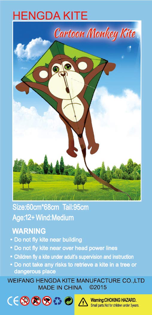 HENGDA KITE Kids Children Cartoon Monkey Kites with Flying Line - BeesActive Australia