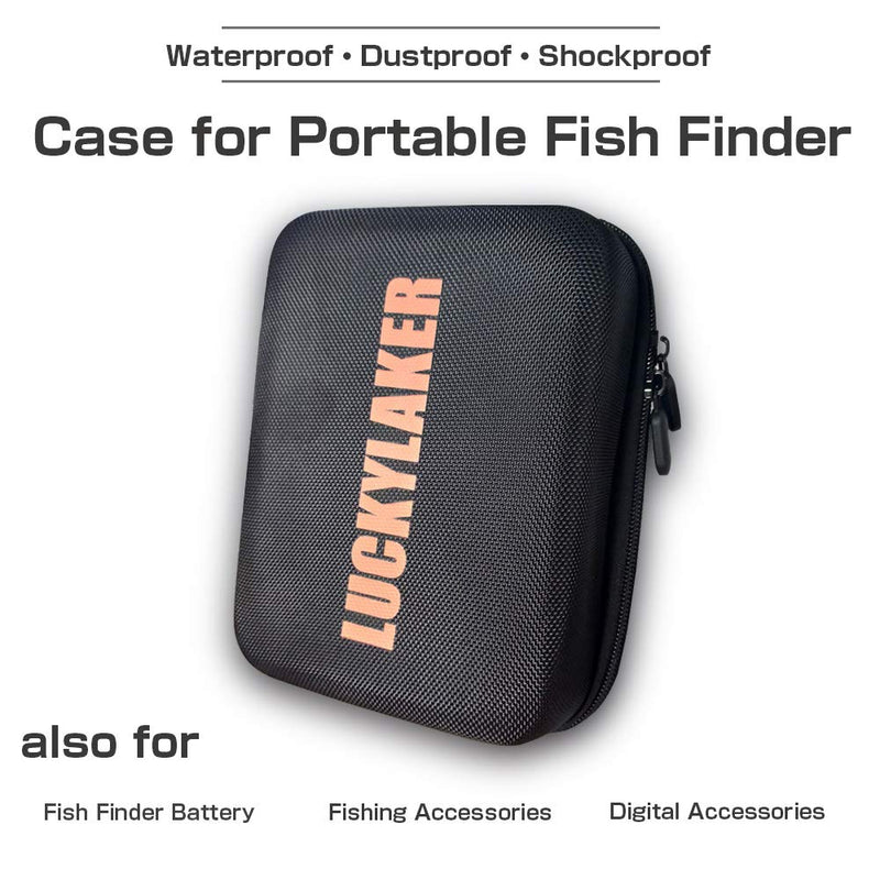 LUCKY Hard Travel Case for LUCKY/LUCKYLAKER Handheld Fish Finder Boat Sonar Fishing Finders Transducer Kayak Fish Finder Waterproof for Ice Fishing - BeesActive Australia