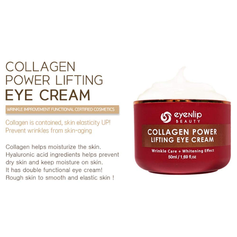 Eyenlip Collagen Power Firming Eye Cream 50ml,Wrinkle Care,Moisturizing,l Korean Skin Care Eye Cream - BeesActive Australia