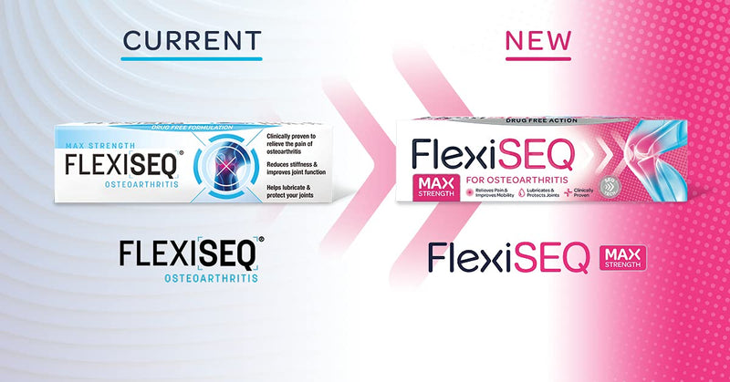 FlexiSEQ Max Strength Topical Gel, 50g, Drug-Free, Joint Pain Relief Gel, (Packaging May Vary) - BeesActive Australia