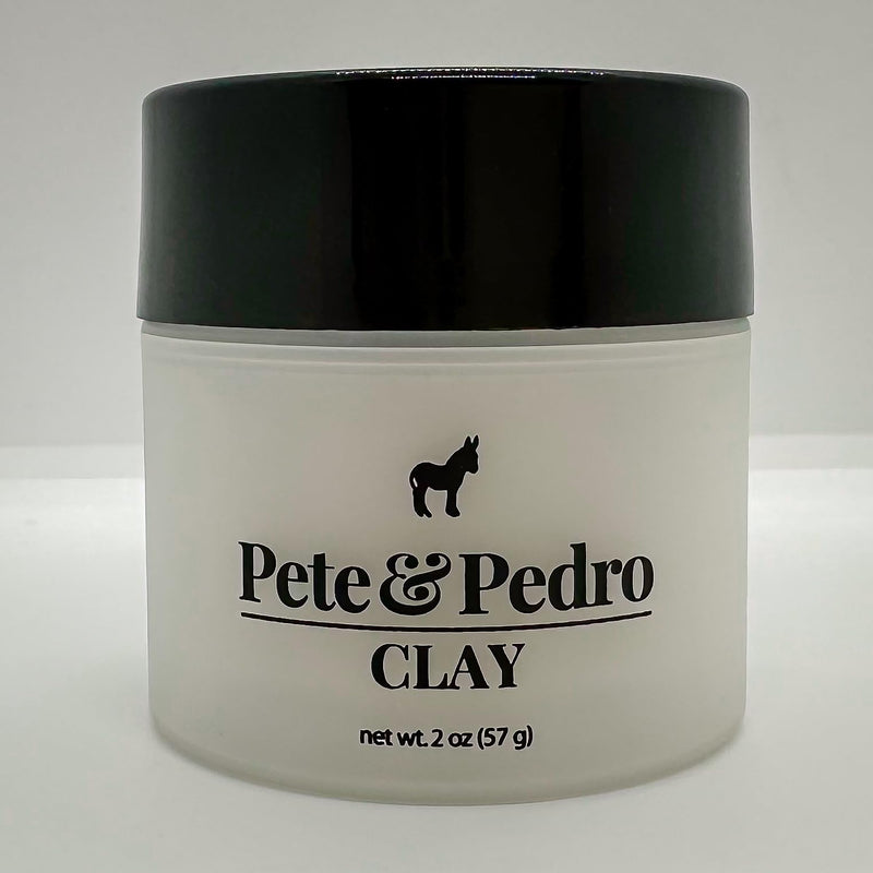 Pete & Pedro CLAY - Hair Clay For Men | Medium Hold and Matte Finish | As Seen on Shark Tank 2 Oz a) Hair Clay 2 oz. - BeesActive Australia