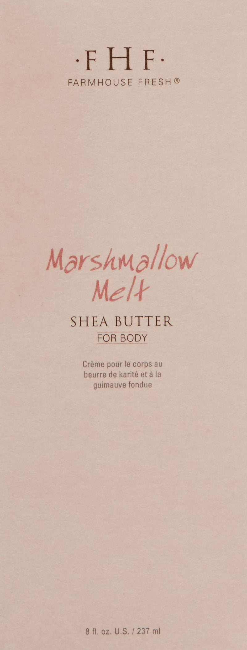 FarmHouse Fresh Marshmallow Melt Shea Butter Body, 8 Fl Oz - BeesActive Australia