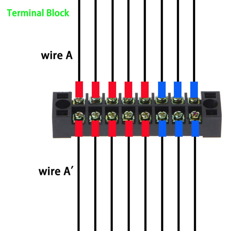 [AUSTRALIA] - Shangyuan Boat Wire Terminal Block Buss Bar for Electrical Equipment, 25A Terminal Strip Blocks Busbar for Wiring Up Fuse Panel Battery Switches Inverters Boat Lights Marine Interior Navigation Light 