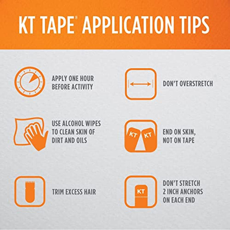KT Tape Original Cotton Elastic Kinesiology Therapeutic Athletic Tape, 16 Ft, Uncut Roll Beige - Uncut - BeesActive Australia