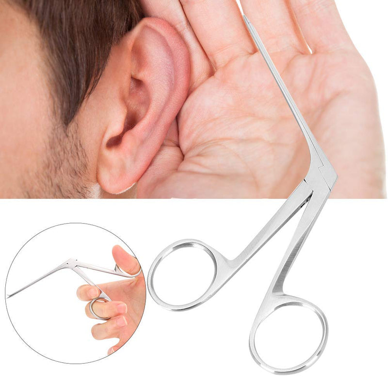 Ear Forceps, Professional Stainless Steel Ear Picking Pliers Aural Forceps for Ear Cleaning - BeesActive Australia