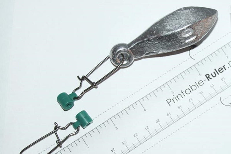 OKVYN Fishing Line Sinker Slide with Duo Lock Snap Heavy Duty Sinker Size Style A 50PCS - BeesActive Australia
