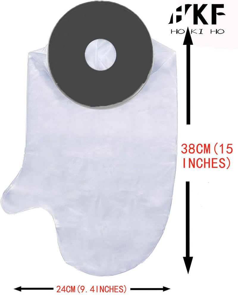 HKF HO KI HO Adult Waterproof Cast Cover Protector Hand for Shower,Plaster Bandage Protector Watertight for Broken Hand,Wrist,Reusable Keeps Hand Dry Fits Unisex Adult.Upper Circ OD/ID(5.5/1.8in) 38cm Black Hand - BeesActive Australia