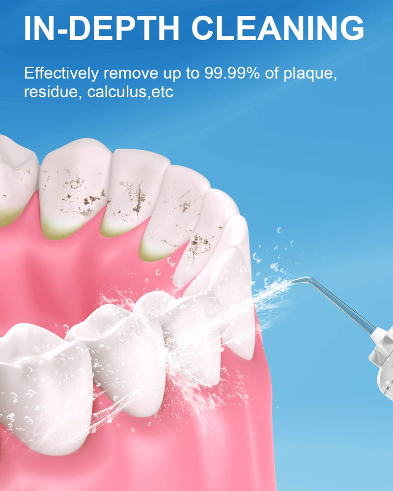 MySmile 10 PCS Replacement Jet Tips Oral Irrigator Nozzle Set Compatible with Waterpik Water Flosser, Includes Classic Tips Periodontal Pocket Tips and Plaque Seeker Tips - BeesActive Australia