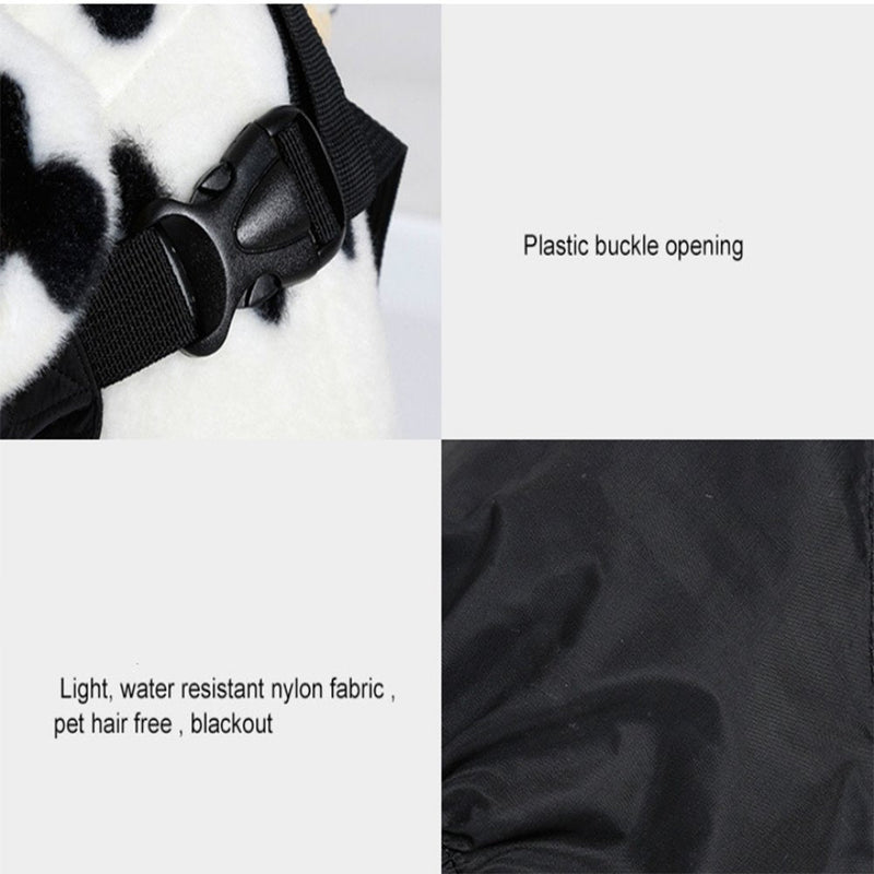 WORDERFUL Dog Eye Mask Calming Cap Shading Pet Anxiety Mask Muzzle for Grooming Anti Car Sickness Large - BeesActive Australia