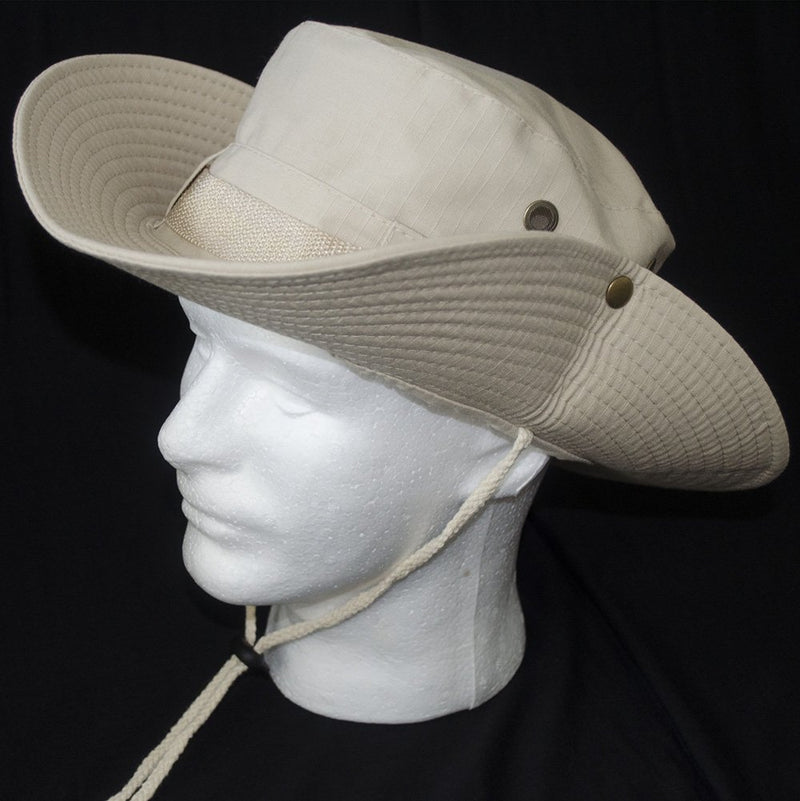 [AUSTRALIA] - Wide Brim Packable Booney Sun Hat |Lightweight Cotton |Fishing Gardening Tan X-Large 