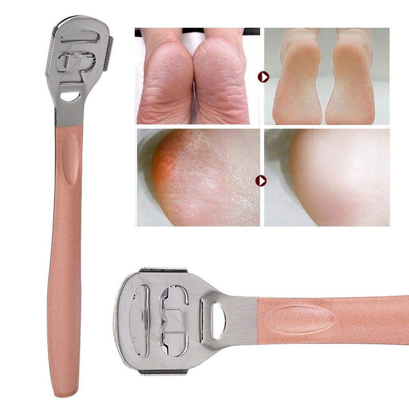 Callus Remover Foot Callus Shaver Set Stainless Steel Foot File Pedicure Tool Set for Dead Skin Removal(Rose Gold) Rose Gold - BeesActive Australia