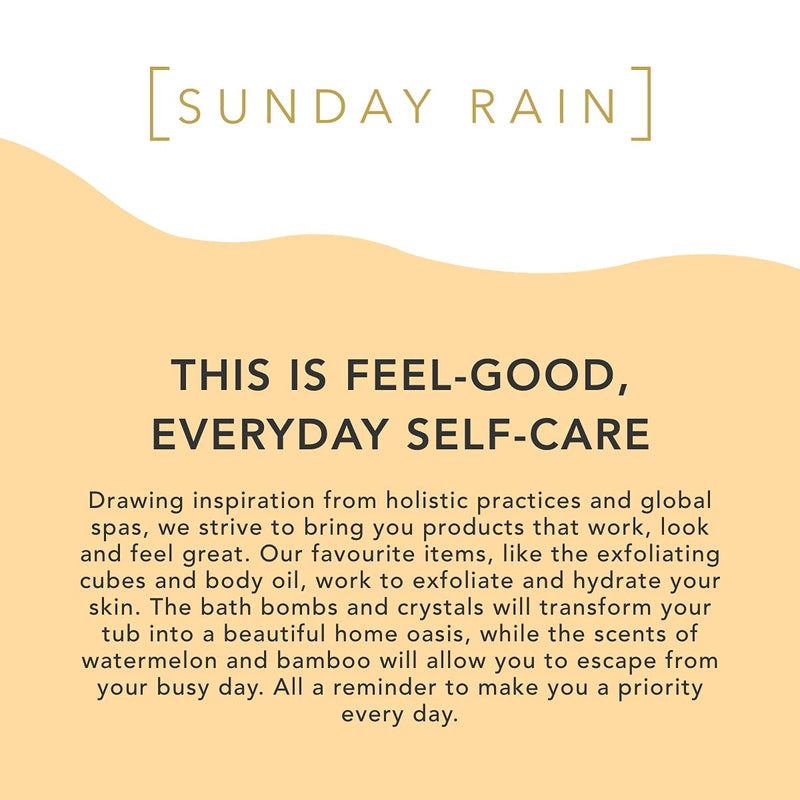 Sunday Rain Polishing Body Scrub for Dry Skin, Exfoliating & Brightening, Vegan & Cruelty-Free, Mandarin & Green Tea Extract, 265g - BeesActive Australia