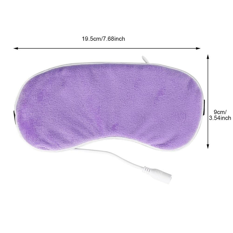 Heated Steam Eye Maxk,USB Heating Steam Eyeshade Lavender Eye Massager for Sleep,Portable Travel Eye Maxk(Purple) Purple - BeesActive Australia