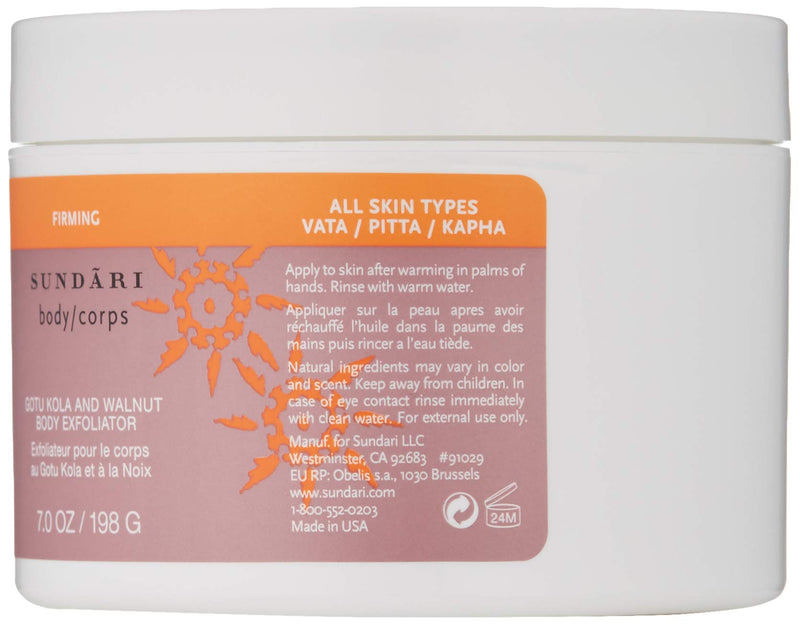SUNDÃRI Gotu Kola and Walnut Body Exfoliator - BeesActive Australia