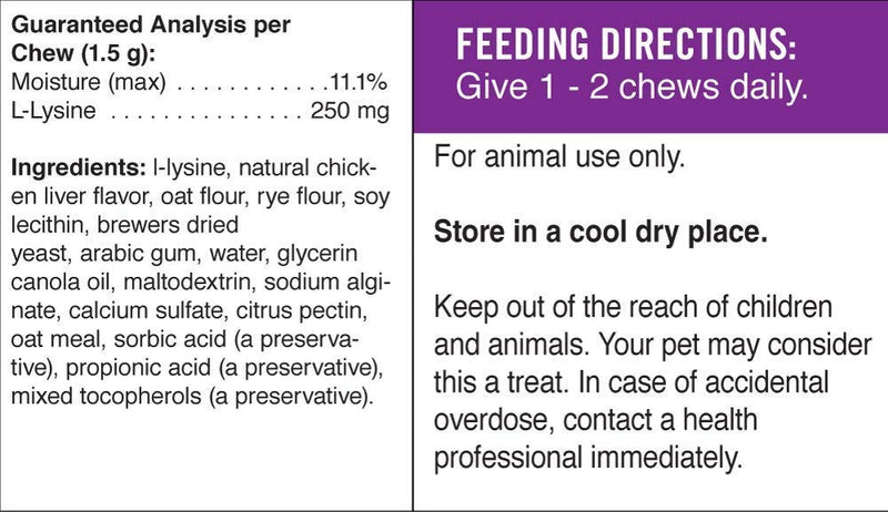 Pet Naturals of Vermont, L-Lysine 60 Fun-Shaped Chews. 5 - BeesActive Australia