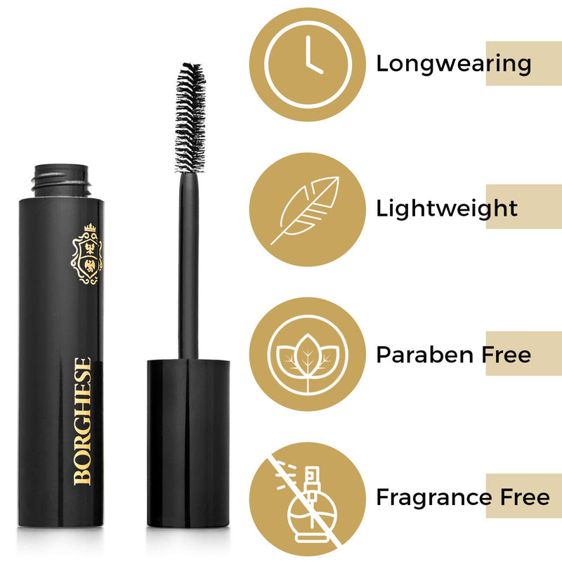 Borghese Ottima Lifting and Multiplying Volume Mascara, Black, 0.48 Oz - BeesActive Australia