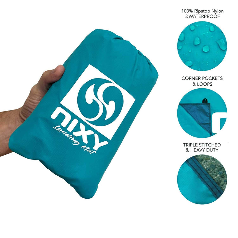 NIXY Landing Mat® Paddle Board Ground Tarp 142? x 57?, Quick Drying, Durable, Sand and Dirt Resistant, Nylon, Best for Water Gear - BeesActive Australia