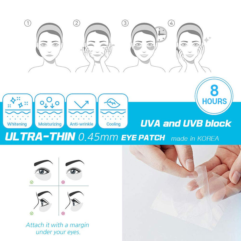 onstep Eye Patches, Under Eye Mask, For Puffy Eyes - Anti-Wrinkle Gel Pads For Fine Lines and Wrinkles, UVA, UVB blocking function 1 Pack of 4 Pairs - BeesActive Australia