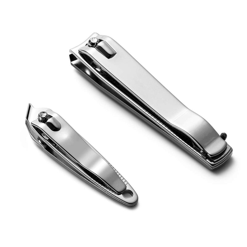 2 Pack Sharp Nail Clippers With File,Nail Clipper Set For Men And Women,Heavy Duty Toenail Clippers For Thick Nails - BeesActive Australia