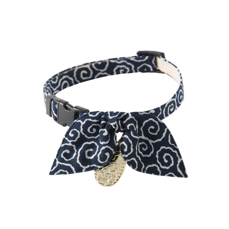 Necoichi Ninja Cat Collar Navy - BeesActive Australia