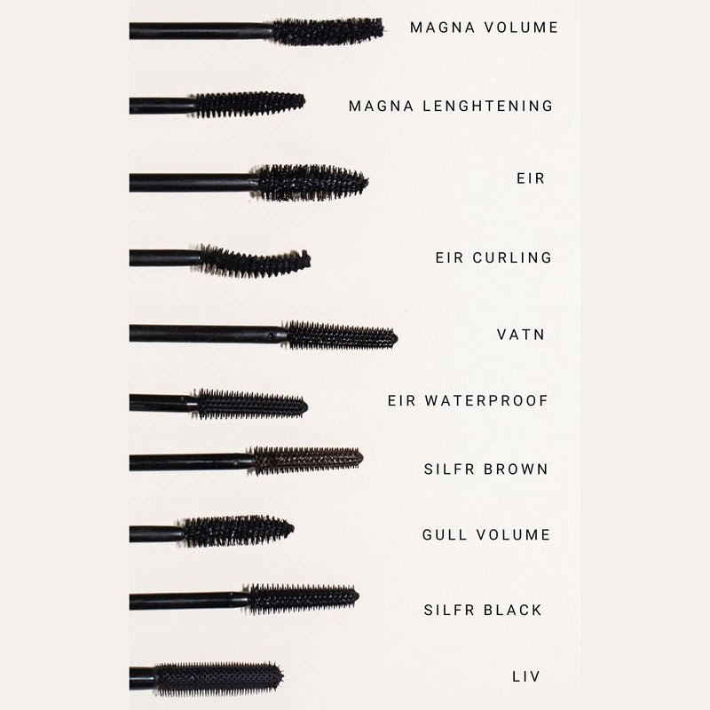 IDUN Minerals - Silfr Mascara - Ultra Lengthening, Natural, Mineral Mascara, Safe for Sensitive Eyes - Cruelty Free, 100% Vegan Makeup - 011 Black, 0.34 fl oz Tube 0.34 Ounce - BeesActive Australia