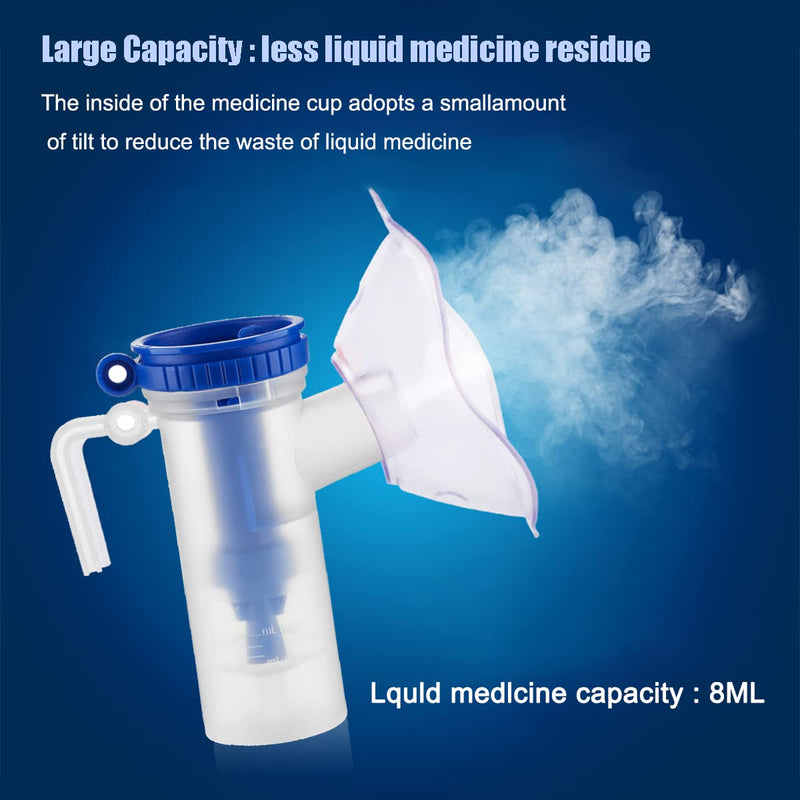 Nebuliser Accessories, Universal Nebulizer Replacement Parts Kit Pharmaceutical Grade PVP for Adults Adult - BeesActive Australia