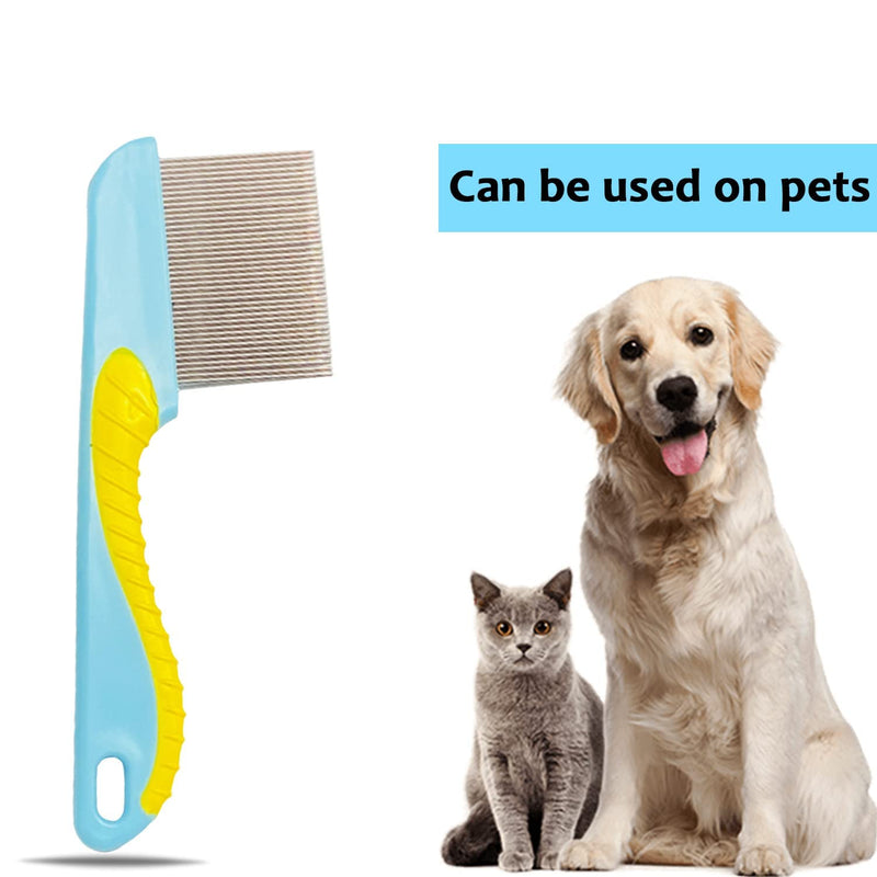 1 x Long Metal Nit Hair Comb Remove Head Lice and Eggs Effectively with Handle S&S PRODUCTS - BeesActive Australia