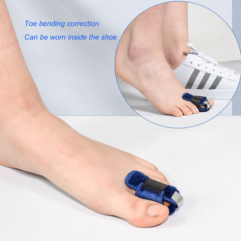 Claw Toe Straightener, Soft Hook and Loop Hammer Toe Straightener Wear Resistant for Home Travel - BeesActive Australia